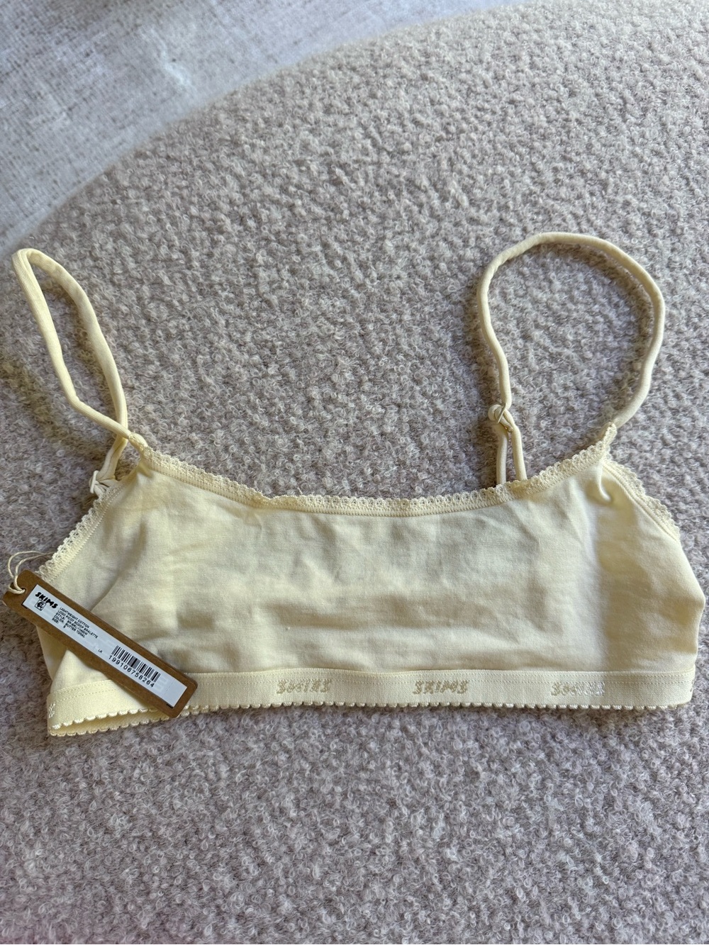 Yellow Cotton Bralette small - Picture 1 of 3